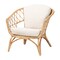 Baxton Studio Feya Modern Bohemian Natural Brown Antique Rattan Armchair 222-12696-ZORO - alternate 9